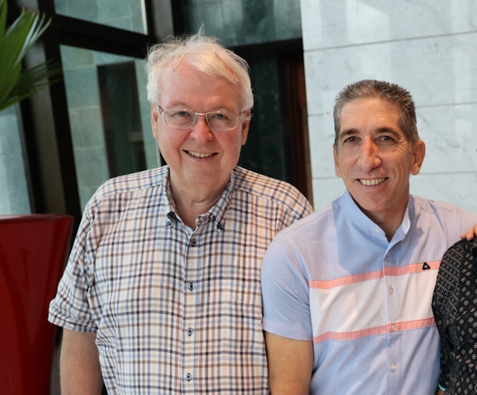 Bernt G. Olsen og Alain Montano