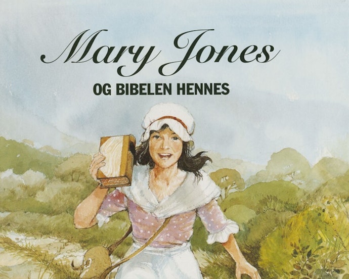 Mary Jones med Bibelen - illustrasjon