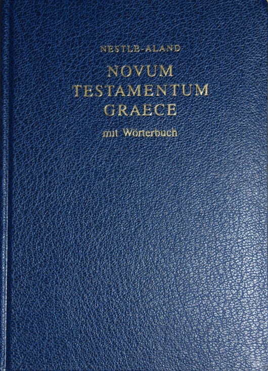 Gresk Novum Testamentum med tysk-gresk ordbok 