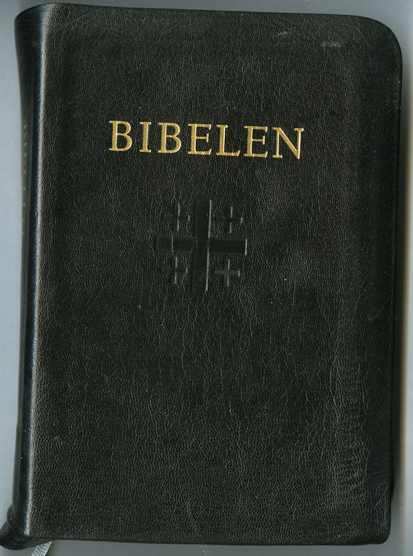 Bibelen 1978, Mellomstor i sort skinn, bm