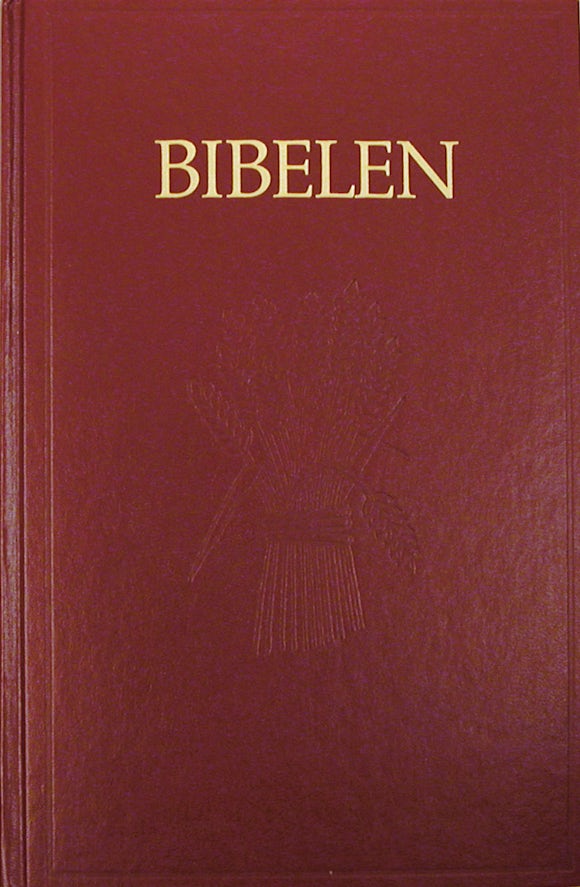 Bibelen 1978 Stor i burgunder kunstskinn BM
