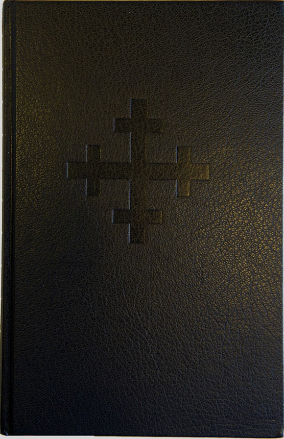 Bibel 2011, stor, svart kunstskinn, stive permar