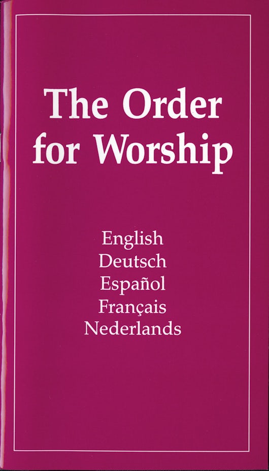 The Order for Worship