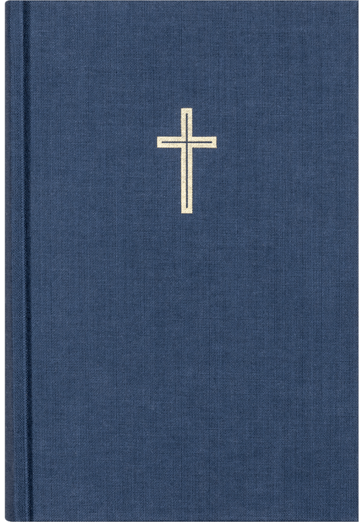 Bibel 2024, medium klassisk mørkblå tekstil, innbundet BM