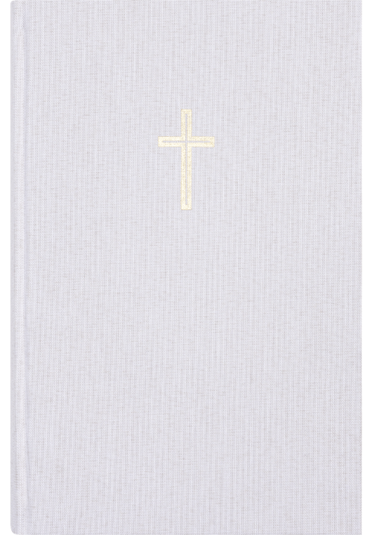Bibel 2024, stor klassisk beige tekstil, innbundet BM