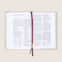 Bibel 2024, stor klassisk beige tekstil, innbunden NN