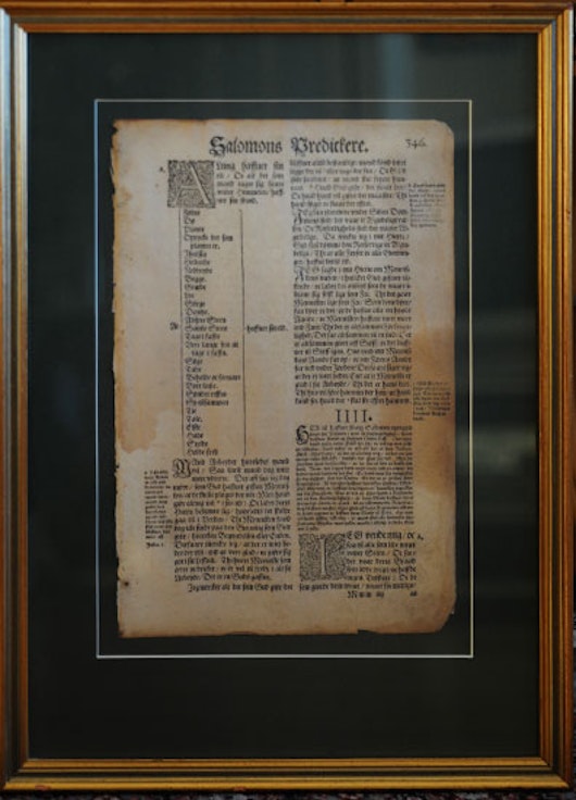 Bibelblad uten illustrasjon